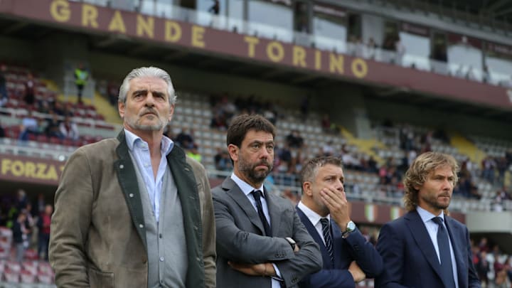 Maurizio Arrivabene, Andrea Agnelli, Federico Cherubini, Pavel Nedved