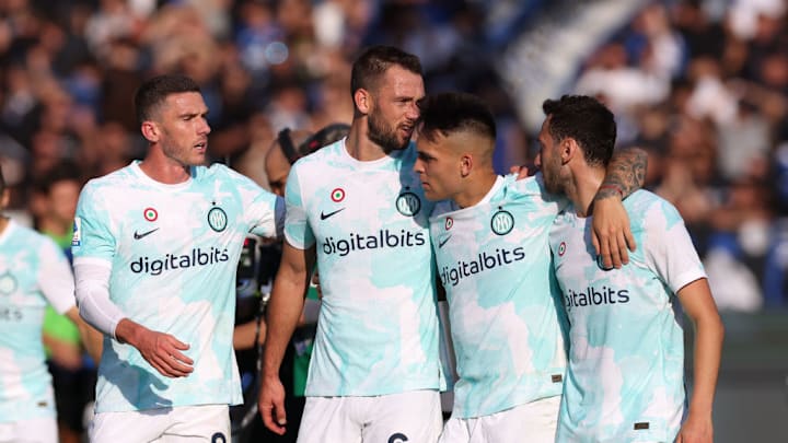 Robin Gosens, Stefan de Vrij, Lautaro Martinez, Hakan Calhanoglu