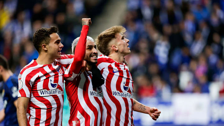 Angel Correa, Pablo Barrios, Sergio Reguilon