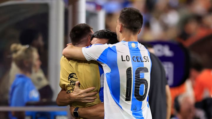 Lautaro Martinez, Lionel Messi, Giovani Lo Celso