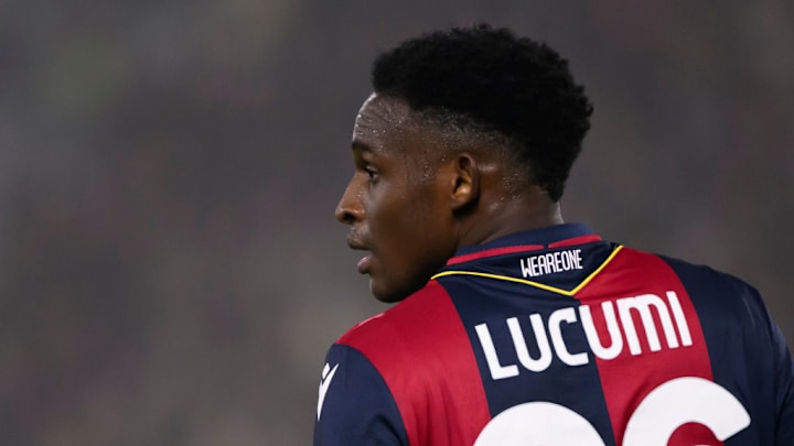 Jhon Lucumi of Bologna FC during the Champions League...