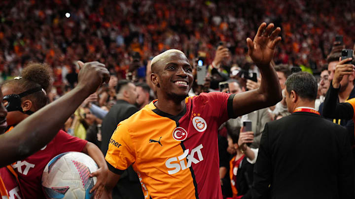 Galatasaray lifted the championship trophy at RAMS Park
