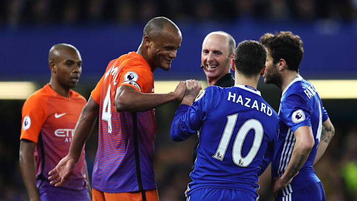 Eden Hazard, Vincent Kompany