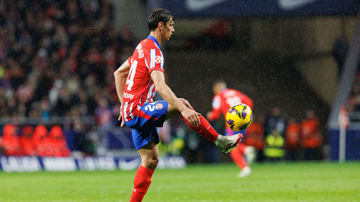 Robin Le Normand (Atletico de Madrid) seen in action during...