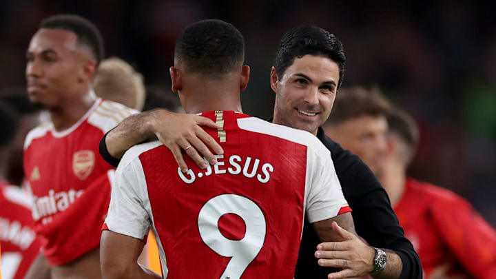 Mikel Arteta, Gabriel Jesus