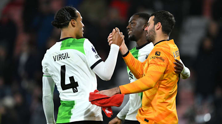 Virgil van Dijk, Ibrahima Konate, Alisson Becker