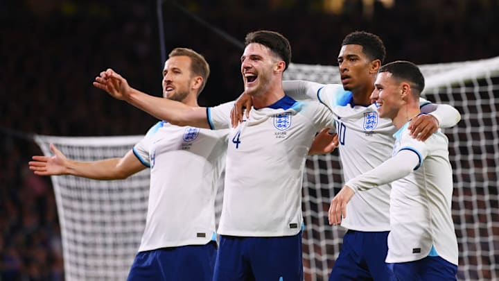 Jude Bellingham, Harry Kane, Declan Rice, Phil Foden