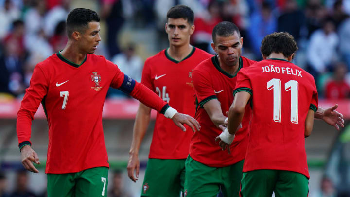 Joao Felix, Pepe, Cristiano Ronaldo, Antonio Silva