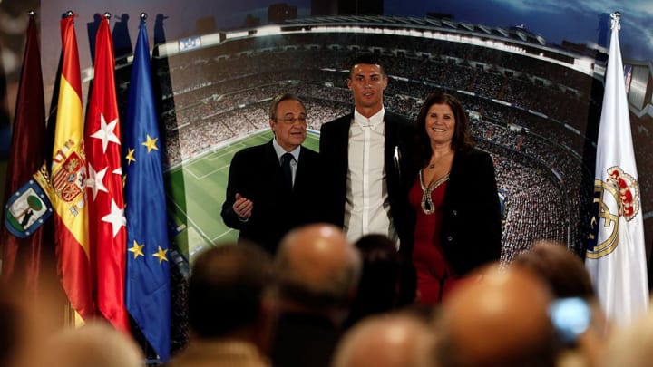Ronaldo's contract extension press conference at Santiago Bernabeu