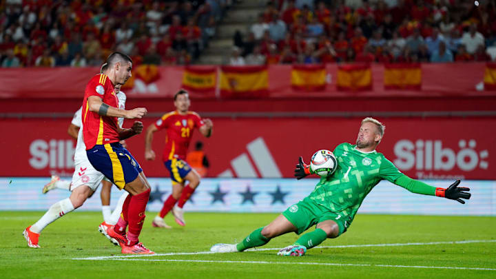 Alvaro Morata, Kasper Schmeichel