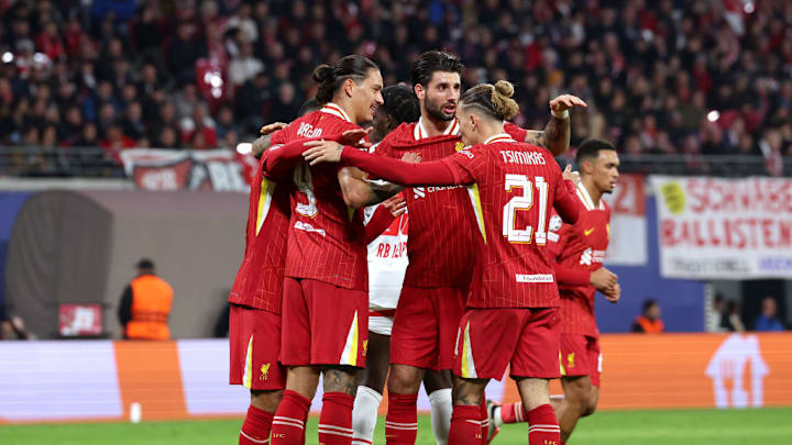 Darwin Nunez, Dominik Szoboszlai, Kostas Tsimikas