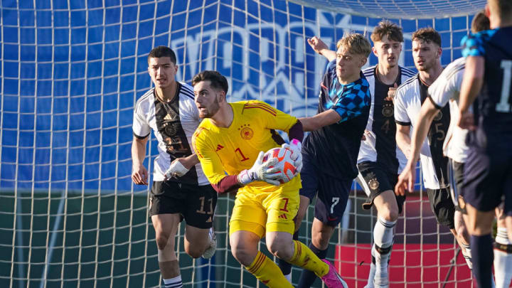 U19 Croatia v U19 Germany - UEFA Under19 European Championship Qualifier