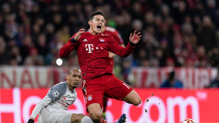 Bei den Bayern war James Rodriguez so gut, dass er zwischenzeitlich nur per Foul gestoppt werden konnte. 