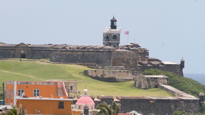 El Morro in Old San Juan, Puerto Rico, is pictured