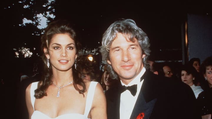 Richard Gere and Cindy Crawford are pictured