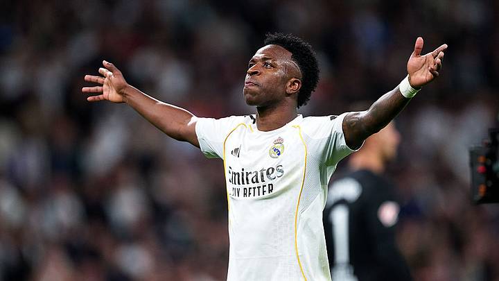 Vinicius Junior bagged a brace against Atlético Madrid. Vinicius Junior bagged a brace against Atlético Madrid.