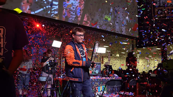 MkLeo, en su triunfo de Super Smash Ultimate, en 2019.