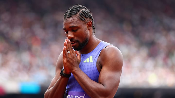 El estadounidense Noah Lyles llegó en segundo lugar con un tiempo de 10.00 segundos.