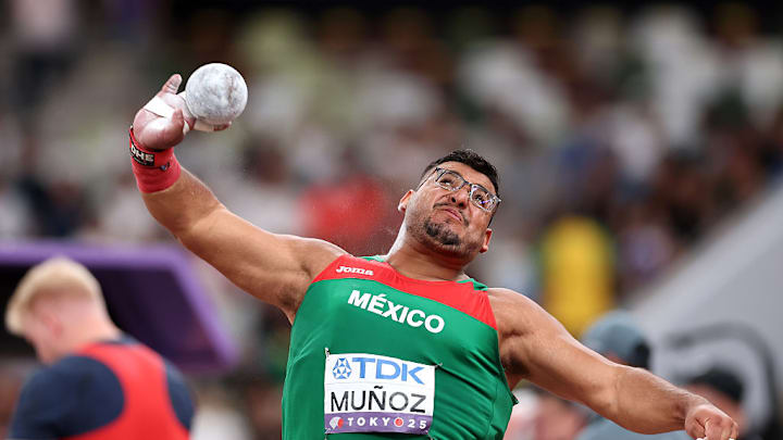 Uziel Muñoz se convirtió en el primer mexicano en lograr una medalla mundial en impulso de bala.