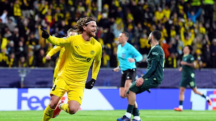 El noruego Jens Petter Hauge, autor del tercer gol del Bodo/Glimt.