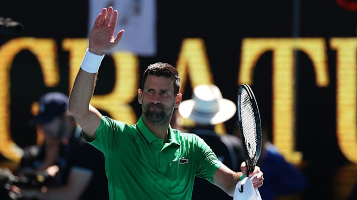 Djokovic venció al italiano Francesco Maestrelli por parciales de 6-3, 6-2, 6-2.