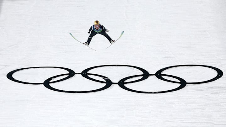 Kristoffer Eriksen Sundal, del equipo de Noruega, durante los Juegos Olímpicos de Invierno en Milán-Cortina 2026.