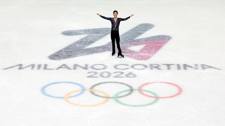 Donovan Carrillo en su debut en los Juegos Olímpicos de Invierno Milano-Cortina.