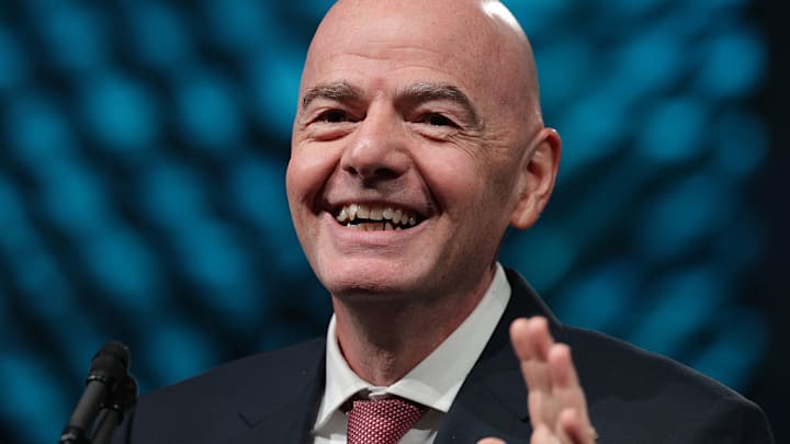 Gianni Infantino se dijo tranquilo, luego de lo acontecido en México en cuestión de seguridad. Gianni Infantino se dijo tranquilo, luego de lo acontecido en México en cuestión de seguridad.