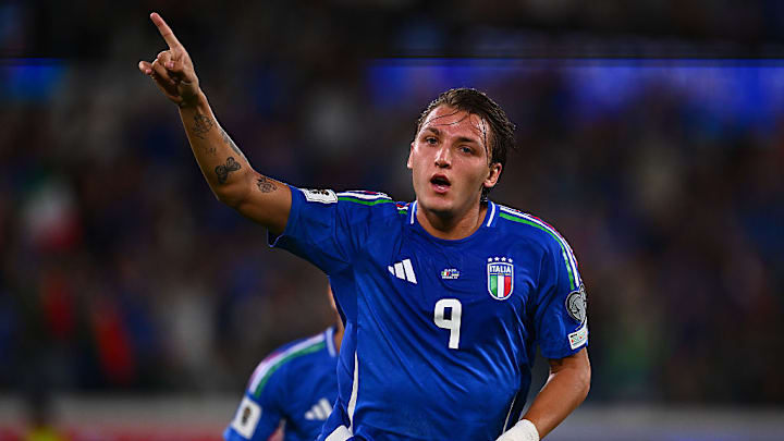 Mateo Retegui, delantero de la selección de Italia