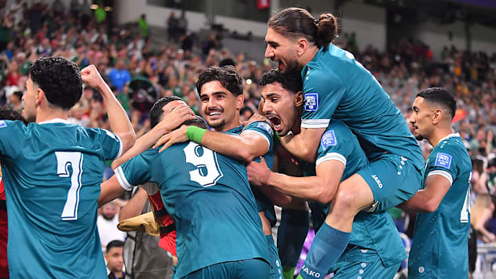 Irak celebra su pase a la Copa del Mundo tras 40 años de ausencia. Irak celebra su pase a la Copa del Mundo tras 40 años de ausencia.