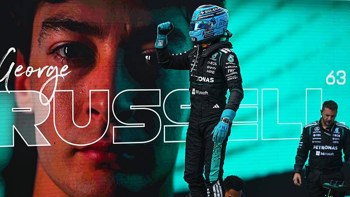 George Russell se llevó el GP de Austria.