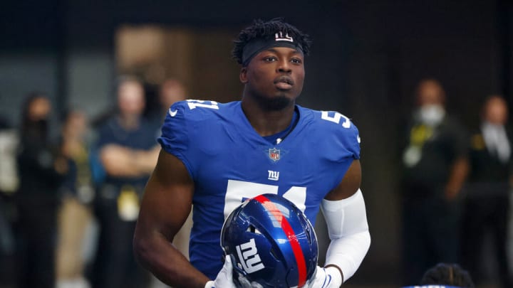 Azeez Ojulari is one of three Giants players designated for return. Azeez Ojulari is one of three Giants players designated for return.