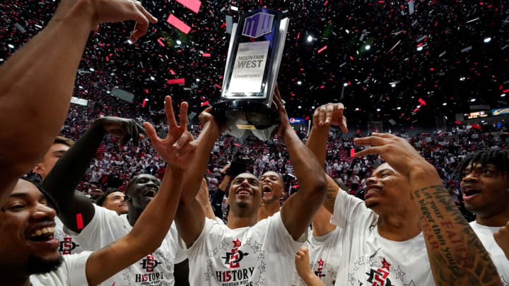 Mountain West 2023 tournament prediction, odds and basketball schedule.