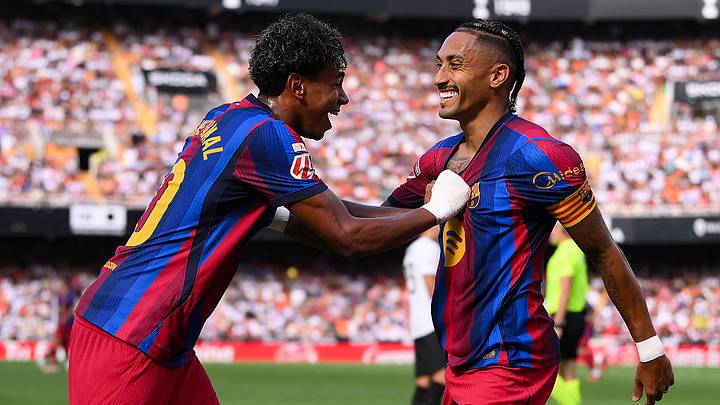 Lamine Yamal (left) and Raphinha are causing havoc in La Liga. Lamine Yamal (left) and Raphinha are causing havoc in La Liga.