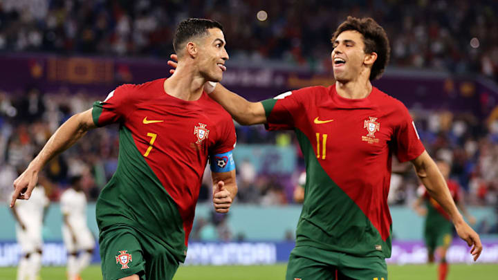 Cristiano Ronaldo y Joao Félix estarán juntos en el Al Nassar. Cristiano Ronaldo y Joao Félix estarán juntos en el Al Nassar.