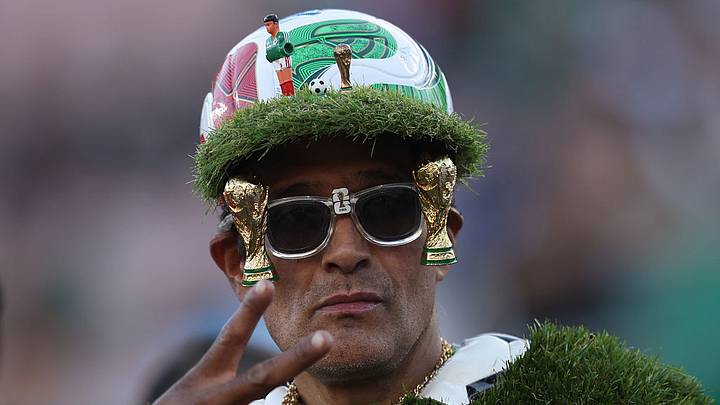 Un aficionado mexicano que asistió al partido amistoso entre México y Australia Un aficionado mexicano que asistió al partido amistoso entre México y Australia