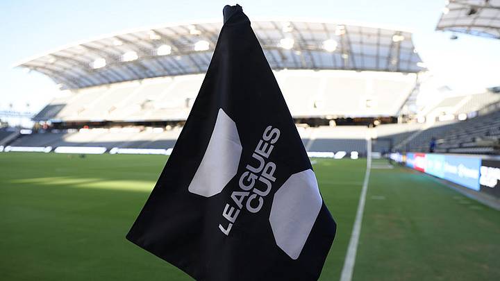 Un bandera de tiro de esquina de la Leagues Cup