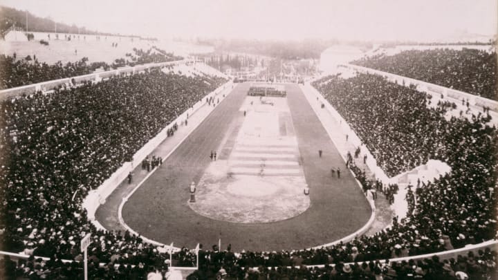 View Of The First Modern Olympic Games In Athens 1896
