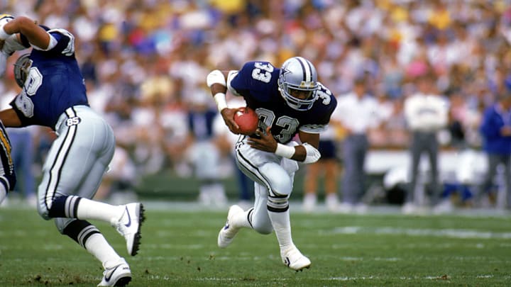 El poderoso Tony Dorsett, inolvidable RB de los Dallas Cowboys.