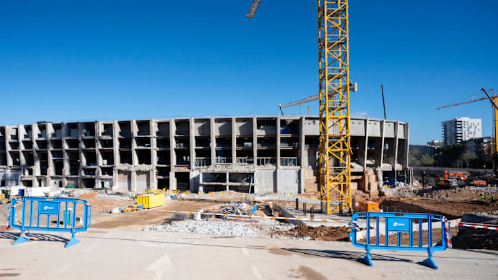 The new Spotify Camp Nou, Barcelona football club stadium,...