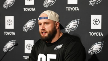 Lane Johnson shared encouraging news on his groin injury ahead of the Super Bowl.