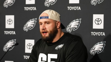 Will Lane Johnson be able to suit up for the Philadelphia Eagles in Super Bowl LVII?