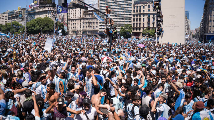 Argentinians celebrate their nationâs third World Cup victory