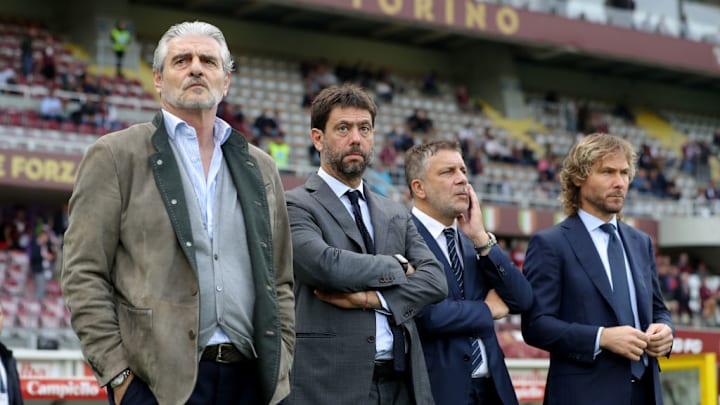 Maurizio Arrivabene, Andrea Agnelli, Federico Cherubini, Pavel Nedved
