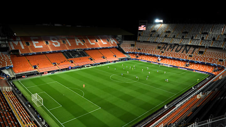Valencia Estádio Mestalla Barcelona Hoje LaLiga Espanhol Campeonato Futebol Rodada 