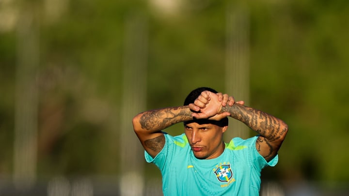 Guilherme Arana, lateral da Seleção Brasileira na Copa Améric