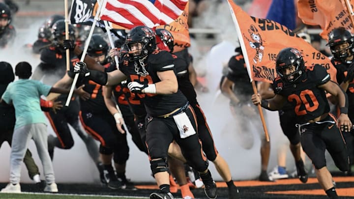 Massillon players run out of the tunnel prior to their game against Bergen Catholic on Friday, September 6, 2024. Massillon players run out of the tunnel prior to their game against Bergen Catholic on Friday, September 6, 2024.