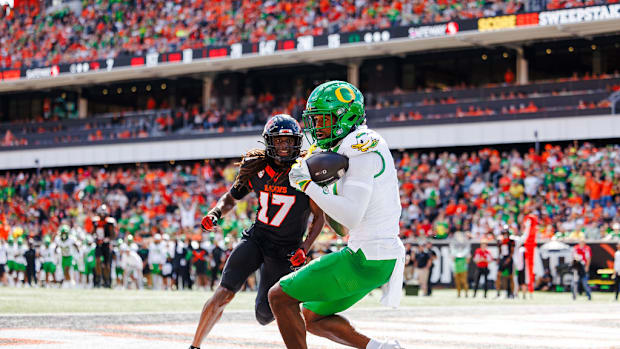 Oregon Ducks Tez Johnson vs. Oregon State Beavers