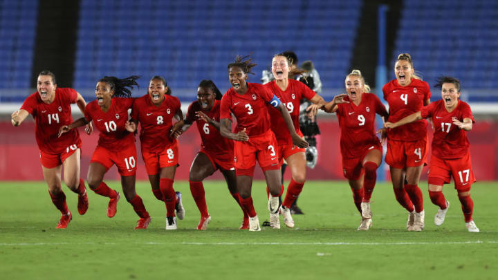 Canada v Sweden: Gold Medal Match Women's Football - Olympics: Day 14