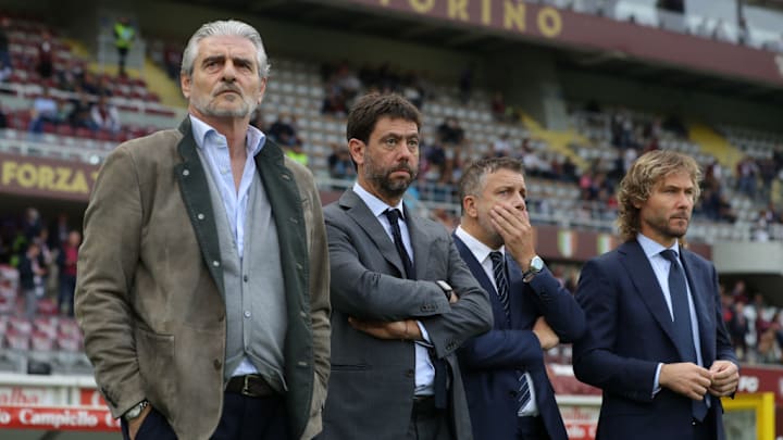 Maurizio Arrivabene, Andrea Agnelli, Federico Cherubini, Pavel Nedved